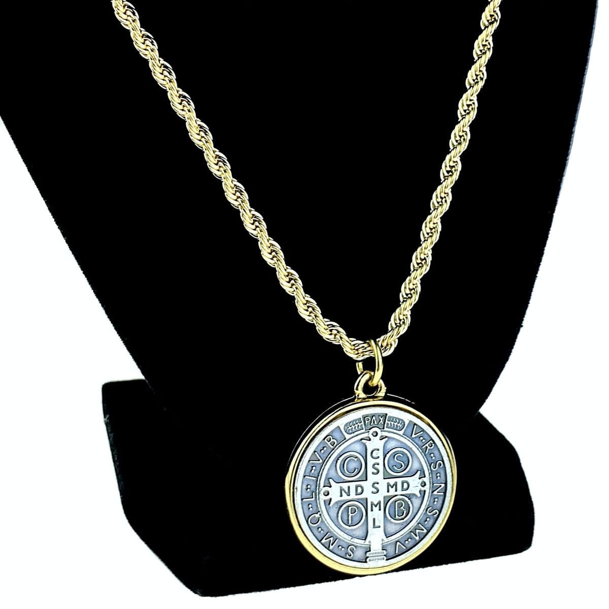 925 Sterling Silver Four 4-Way Cross Medal Medalla Milagrosa Miraculous  Pendant