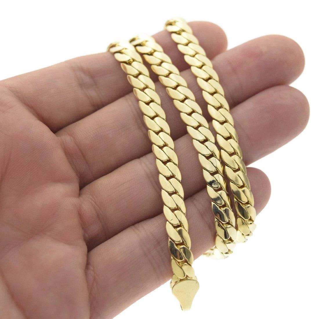 14K Gold Plated Miami Cuban Chain Necklace 20