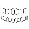 925 Sterling Silver Single Open Face Cap Custom Grillz (Choose Any Tooth)