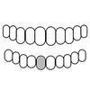 Real Diamonds 925 Sterling Silver Single Cap Custom Grillz (Choose Any Tooth)