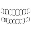 Real Diamonds 925 Sterling Silver Single Cap Custom Grillz (Choose Any Tooth)