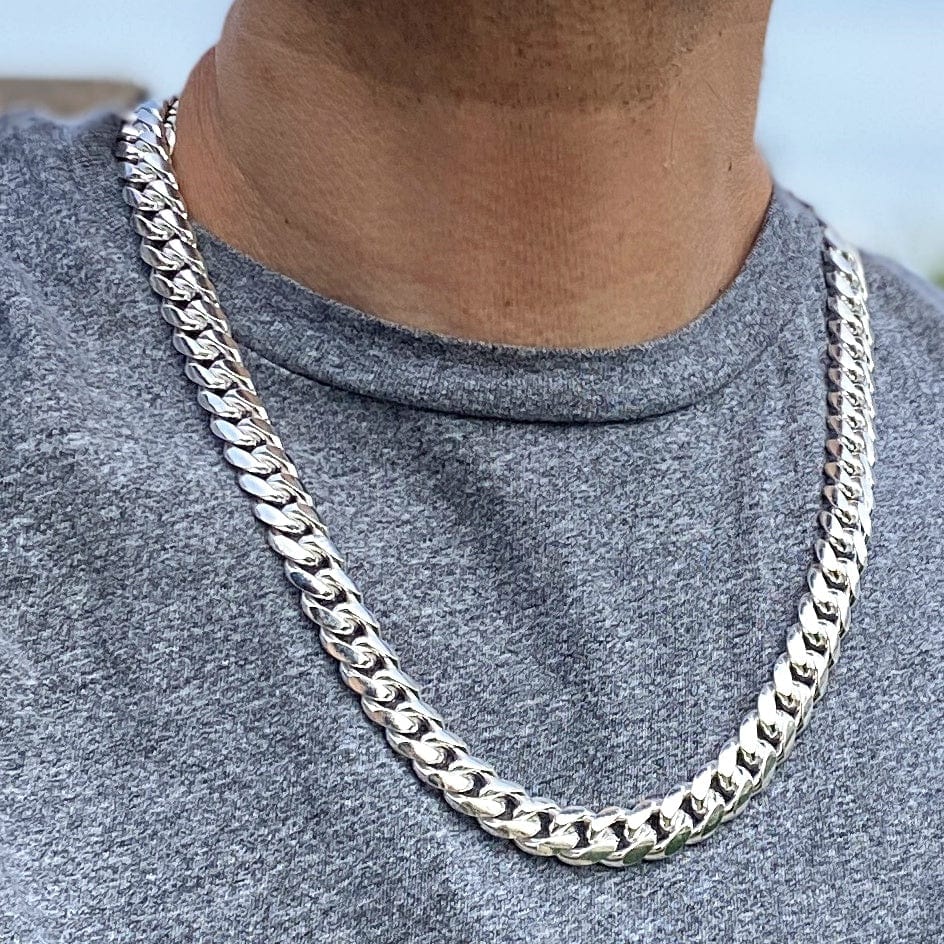 925 Sterling Silver Miami Cuban Chain 24