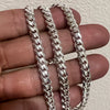 925 Sterling Silver Miami Cuban Link Italy Chain Necklace 6MM 24"