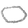 Solid 925 Sterling Silver Nugget Cut Round Bracelet 5.5MM 7" or 8.5"