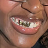 Gold Plated over 925 Sterling Silver Three Teeth Custom Grillz