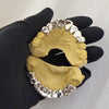 Real Solid 10K White Gold or 14K White Gold Teeth Permanent Cuts Perm Custom Grillz