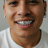 Real Solid 925 Sterling Silver Plain Custom Grillz