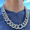 Figaro Link Chain 316L Stainless Steel Necklace 22MM Thick 18"-30"