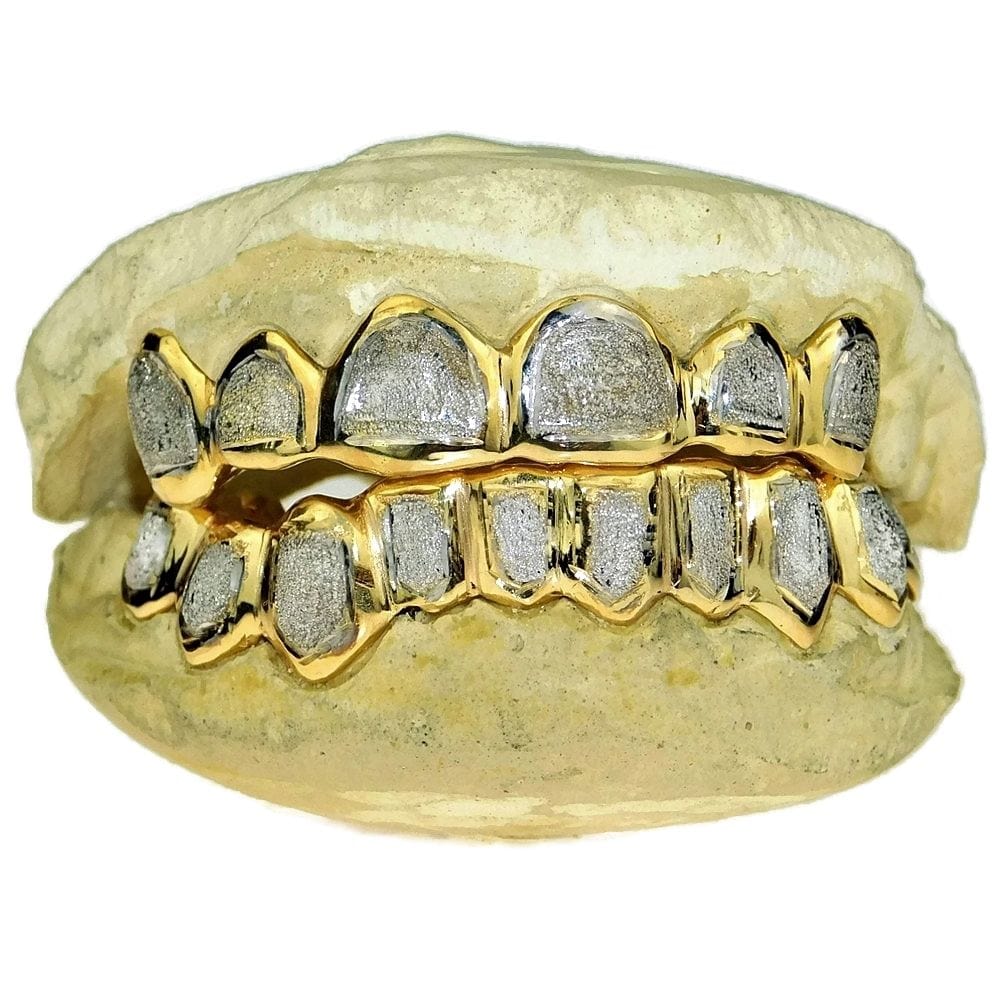 Custom Grillz, FREE Diamond Dust, 925 Silver Real 14K Gold , FREE Mold  Kits, Fast Process, FREE 2 Day Shipping by Grillz Jewelry 