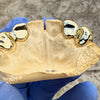 Real 10K Gold Double Caps Side Canine Custom Grillz