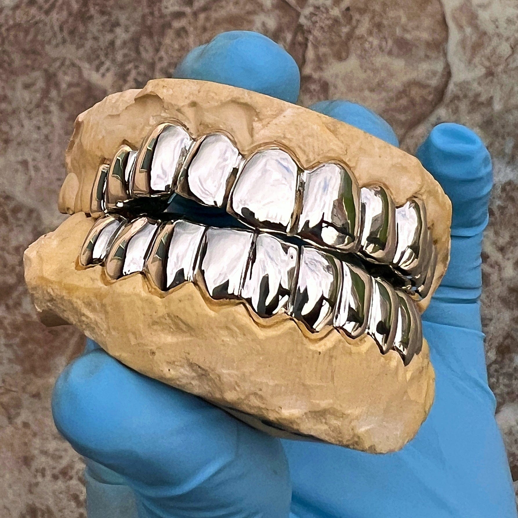 Custom Grillz | Solid 925 Sterling SIlver Teeth Grills