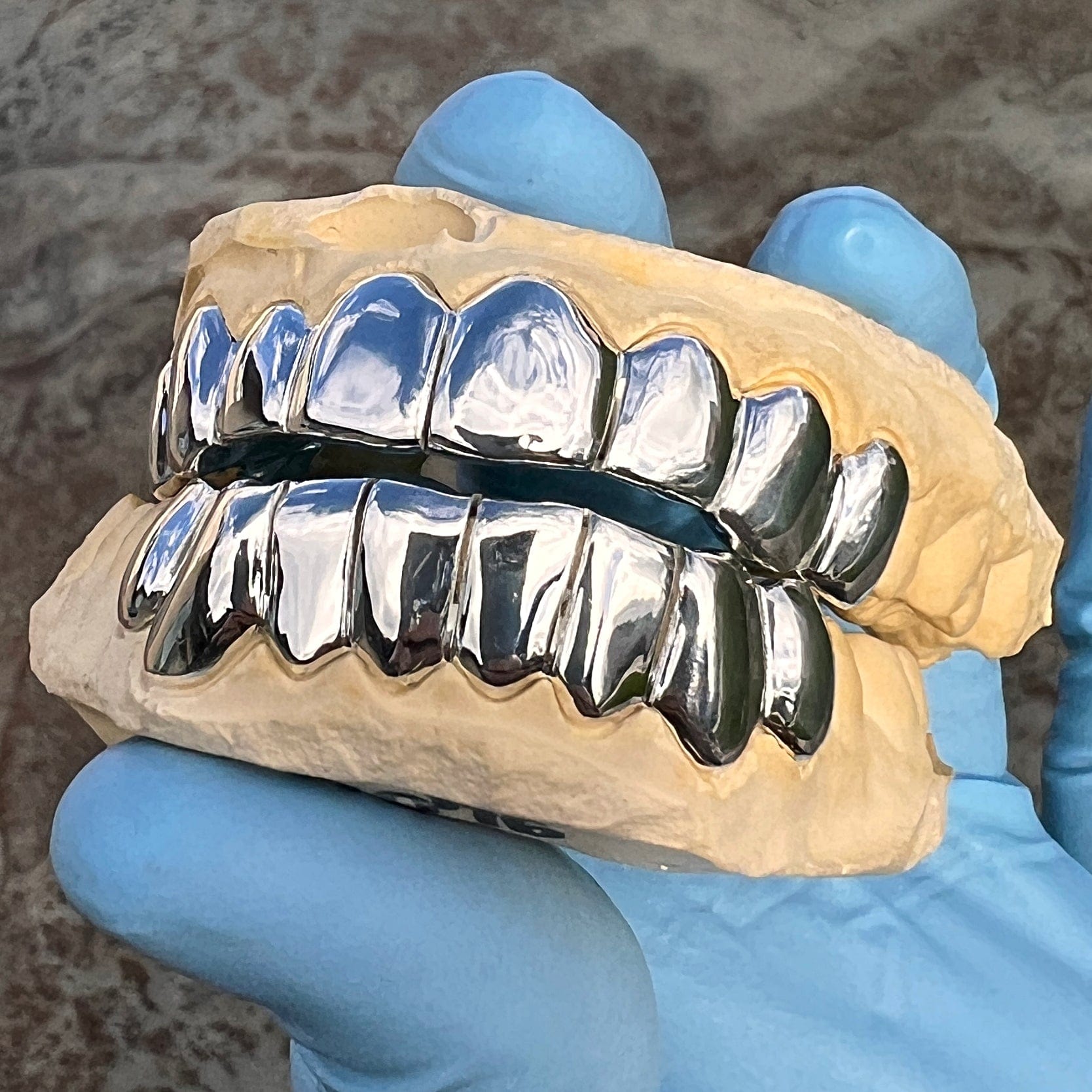 Custom Grillz | Solid 925 Sterling SIlver Teeth Grills