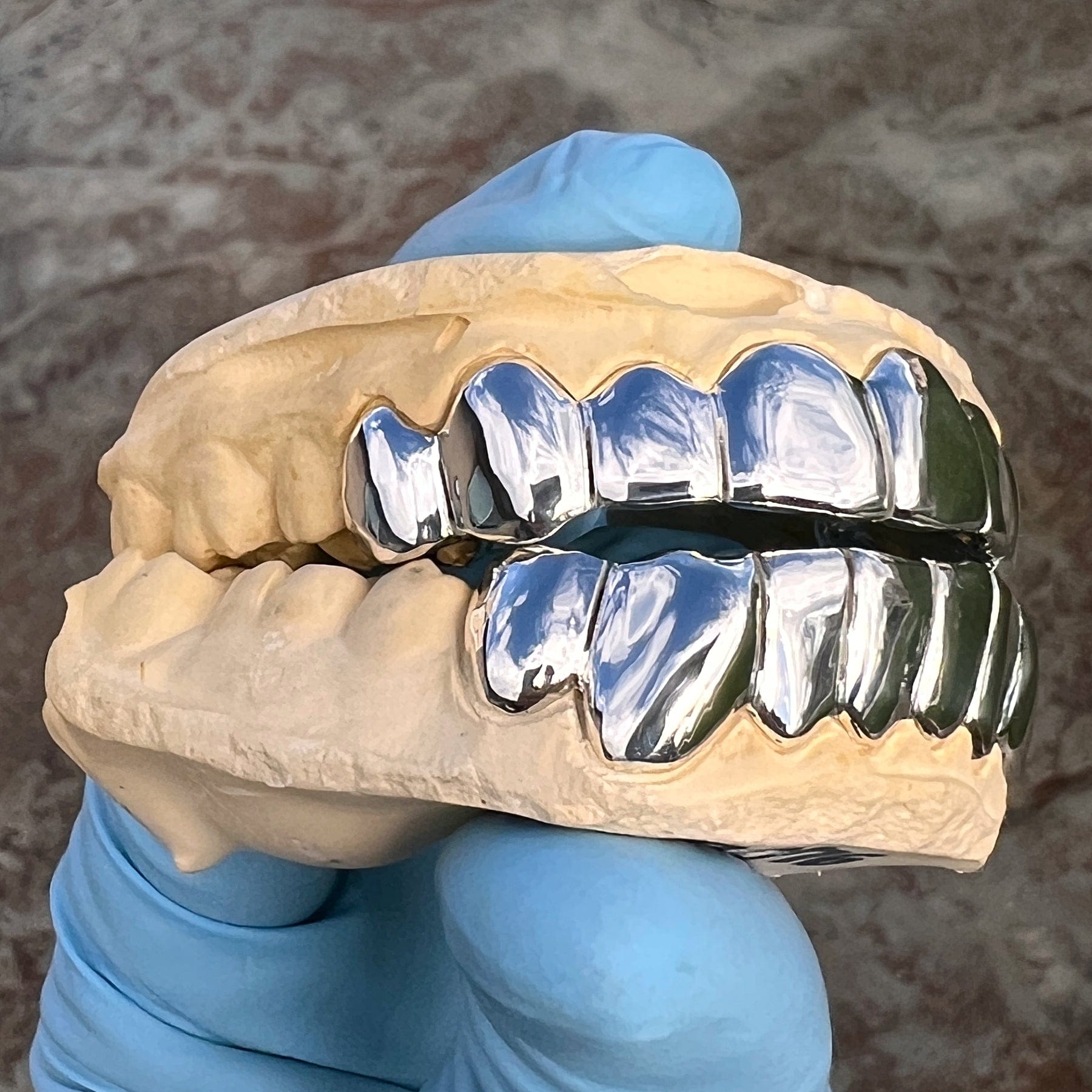 Custom Grillz | Solid 925 Sterling SIlver Teeth Grills