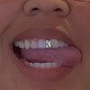 Solid 10K 14K or 18K White Gold Single Gap Grill Custom Grillz Tooth