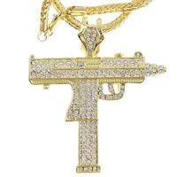 UZI Submachine Gun Gold Finish 36